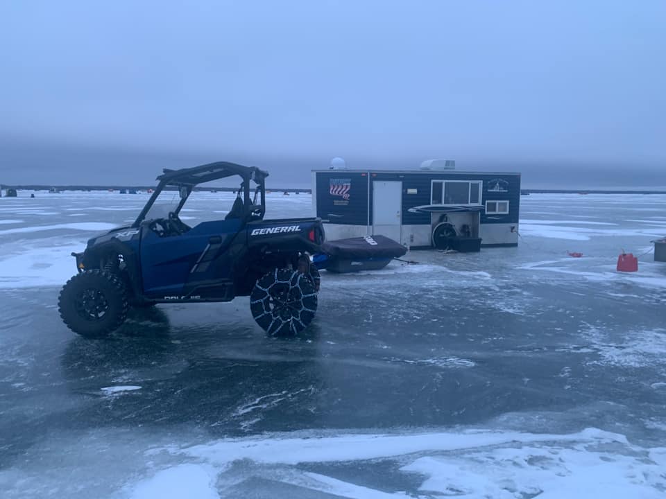 Catch Cover Fish House Nation - Check out this Polaris Ranger mod round Catch  Cover on the passenger side floor. Ultimate ice scouting vehicle!