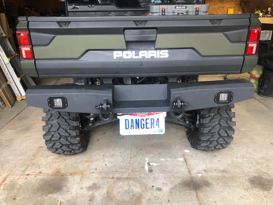 Polaris Ranger License Plate Mounts