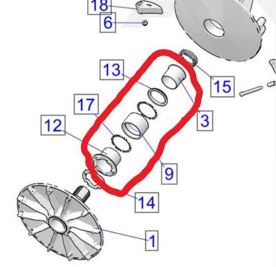 Polaris Ranger One Way Clutch Bearings